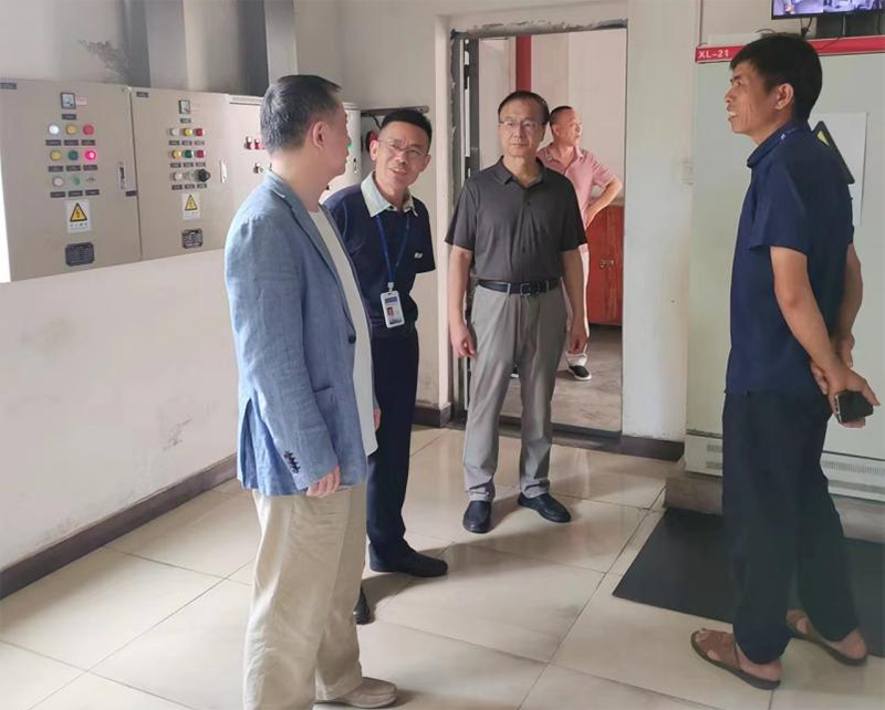 海欣集团副总裁陶建明一行 莅临赣南海欣药业指导检查安全生产工作